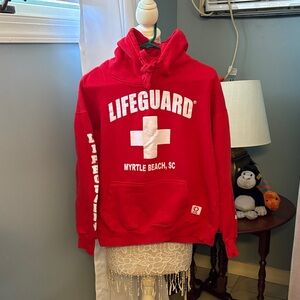 Lifeguard Red Sweatshirt of Myrtle Beach